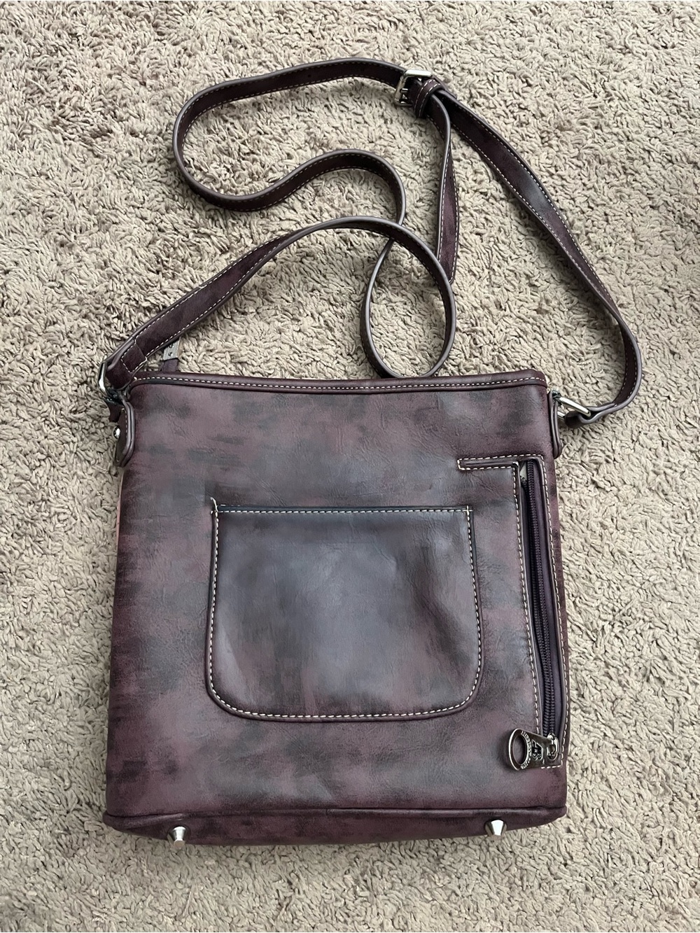 Western Laser-Cut Conceal Carry Crossbody Bag - Picture 3 of 11